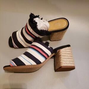 NWOB Splendid colorful mules espadrilles 8.5 (bin 3)
